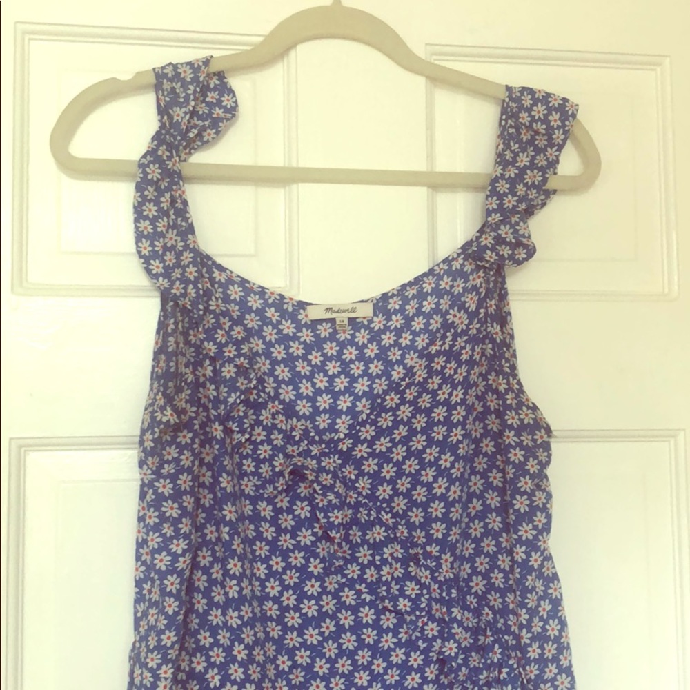 Madewell Floral Wrap Dress